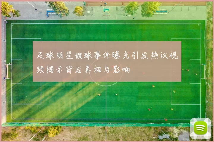 足球明星假球事件曝光引发热议视频揭示背后真相与影响