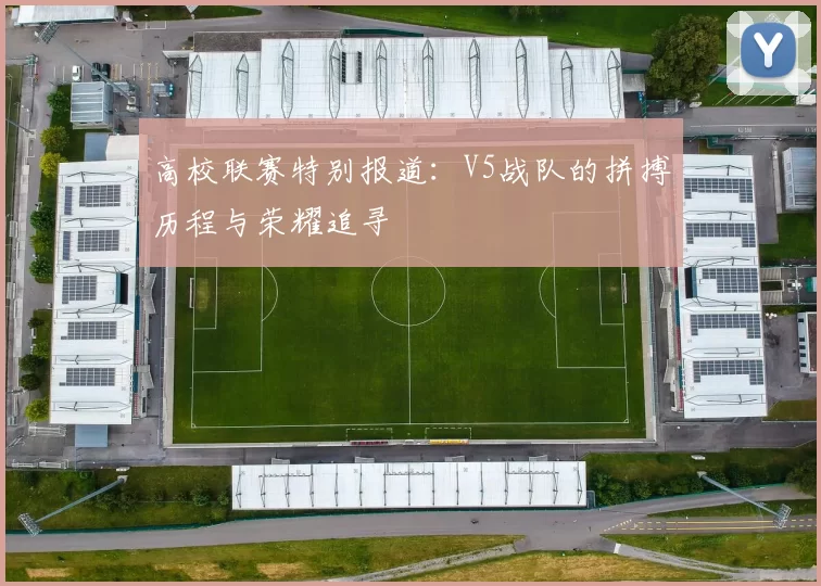 高校联赛特别报道：V5战队的拼搏历程与荣耀追寻
