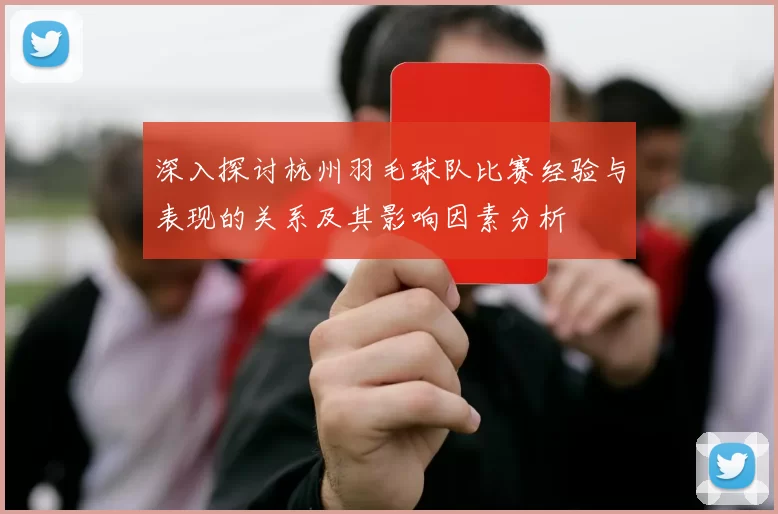 深入探讨杭州羽毛球队比赛经验与表现的关系及其影响因素分析